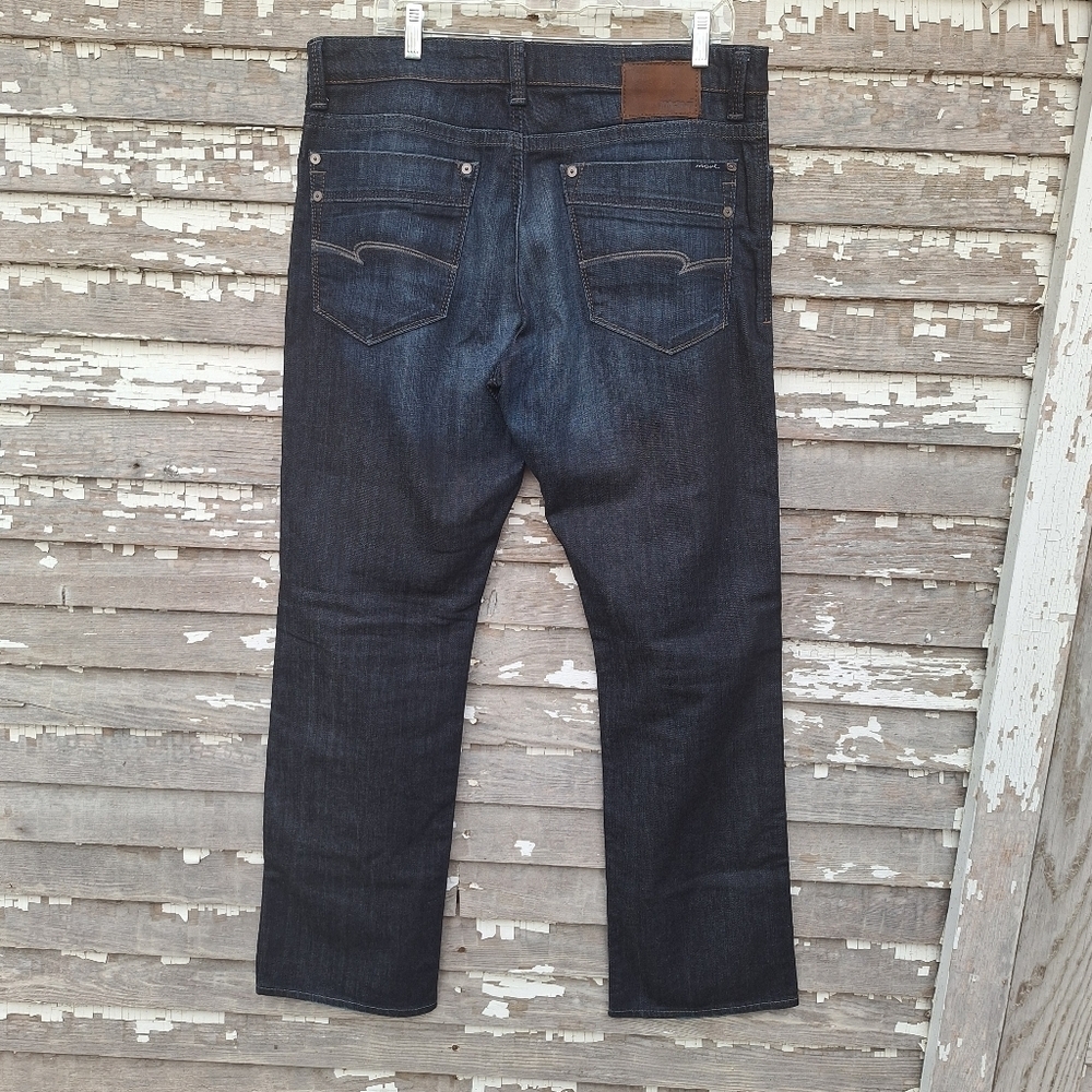Mavi Matt Straight Leg Men's Dark Blue Jeans Size 34 X 34